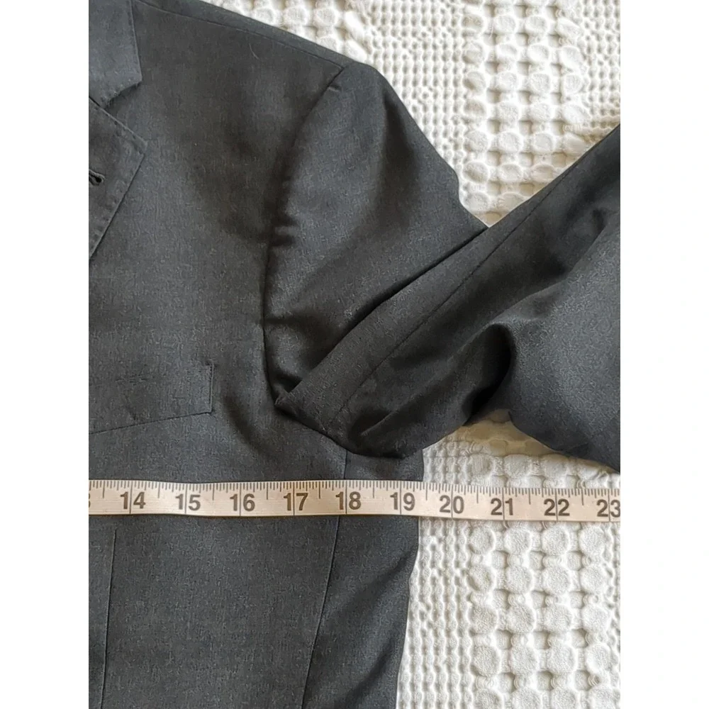 J Crew Aldridge‎ Wool Loro Piana Super 120s Blazer Sz 36 R Charcoal Gray